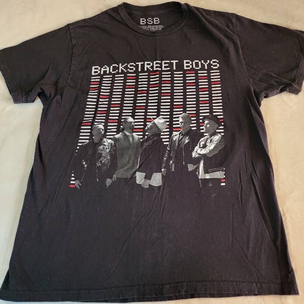 BSB Backstreet Boys DNA World Tour Graphic Tshirt Size Large
